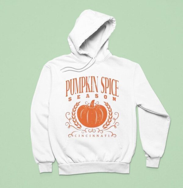 Pumpkin Spice Season Cincinnati Halloween Hoodie
