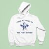 Raccoon Cowboy This Actually Is My First Rodeo Hoodie