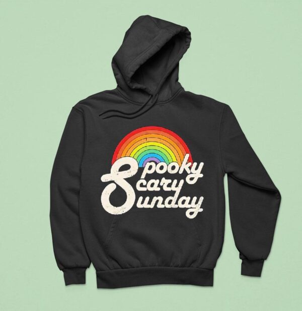 Rainbow Spooky Scary Sunday Hoodie