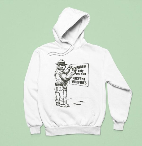 Remember Only You Can Prevent Wildfires Smokey Bear Hoodie