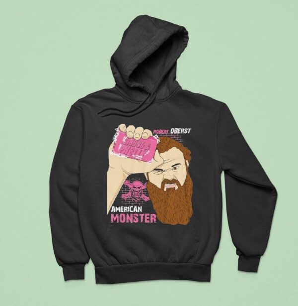 Robert Oberst Strong And Pretty Club American Monster Hoodie
