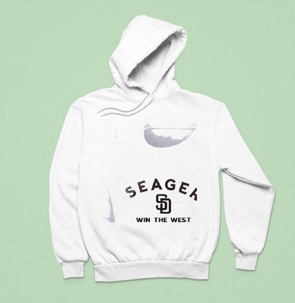 San Diego Padres X Seager Win The West Silhouette Hoodie