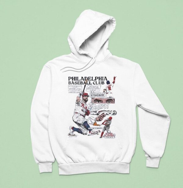 Schwarbomb Philadelphia Phillies Baseball Club Comic Hoodie