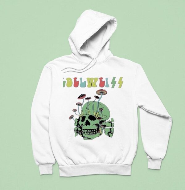 Skull Edelweiss Mushroom Hoodie