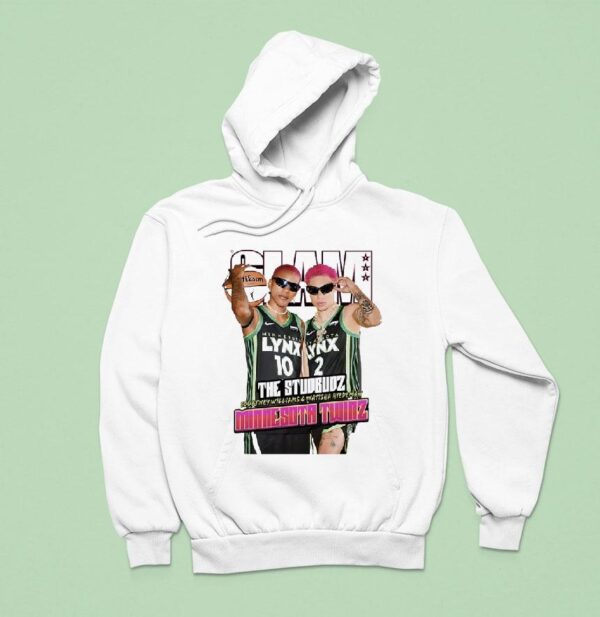 Slam Courtney Williams And Natisha Hiedeman The Studbudz Minnesota Lynx Hoodie