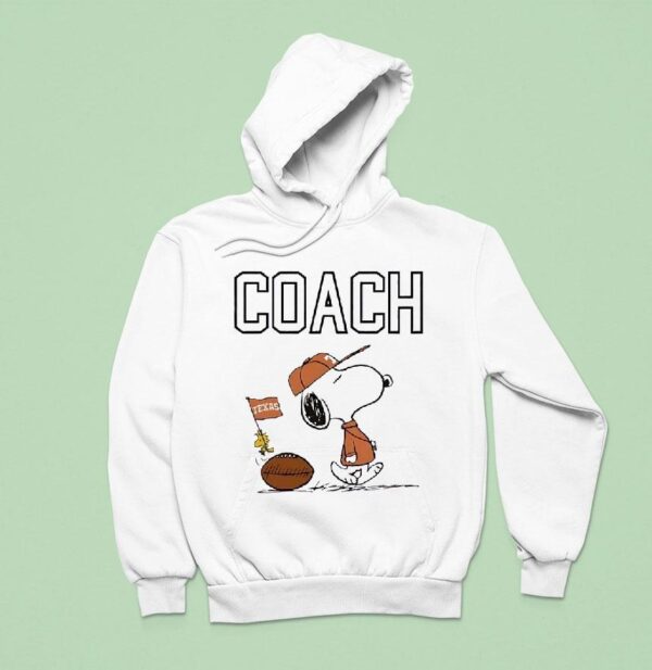 Snoopy Coach Texas Longhorns Football Hoodie