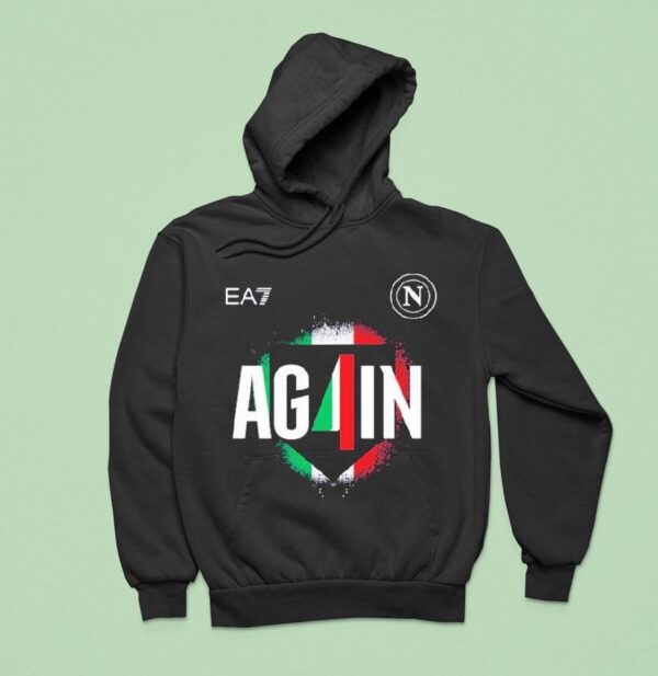 Ssc Napoli Campioni D Italia Champions Of Italy We Are The Champions Again Hoodie
