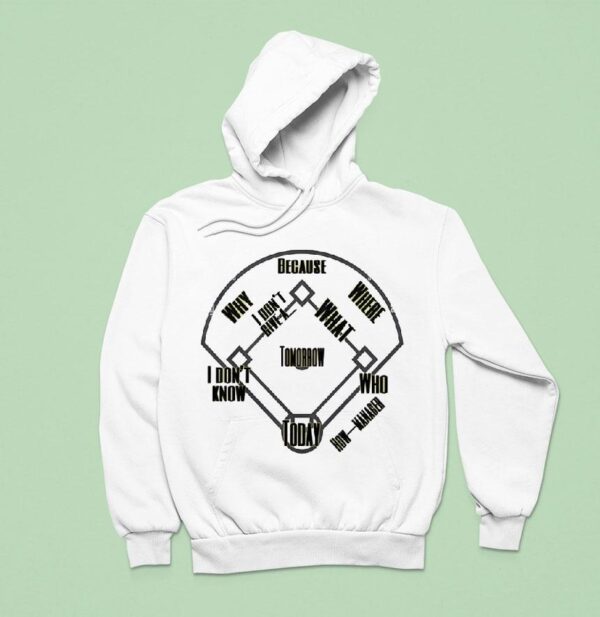 Stadium Why Because Where Who Today Tomorrow I Don T Know I Don T Give A How Manager Hoodie