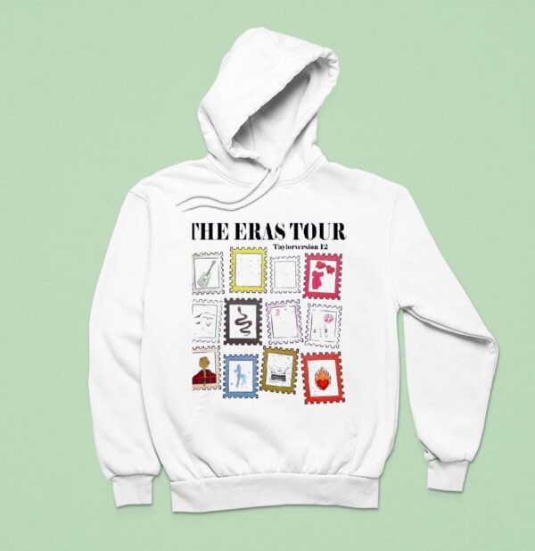 Swift Stamps Collection Ts The Eras Tour Album Hoodie