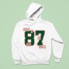 Taylor And Travis Orange Is The New Hustle Kansas City Football Hoodie