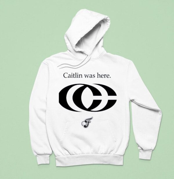 The Caitlin Clark Was Here Indiana Fever Logo Hoodie