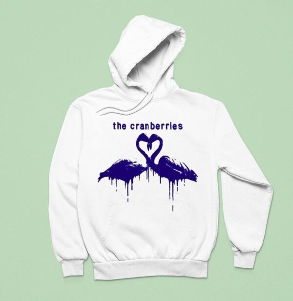 The Cranberries Heart Flamingo Hoodie