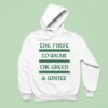 The First To Wear The Green And White Style Philadelphia Eagles Hoodie