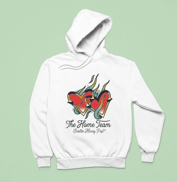 The Home Team Seattle Henny Pop Burning Hearts Hoodie