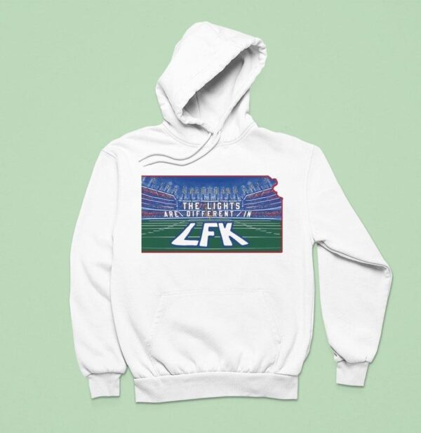 The Lights Are Different In Lfk Kansas Jayhawks Hoodie