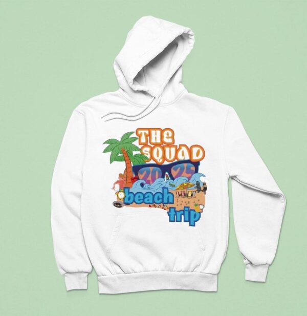 The Squad Beach Trip Cartoon Hoodie