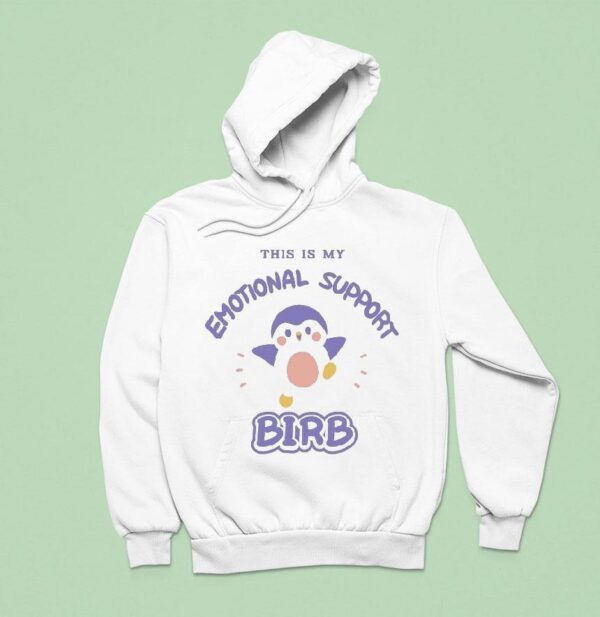 This Is My Emotional Support Birb Finch Hoodie