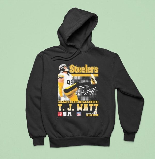 Tj Watt Pittsburgh Slers Welcome To Sler Nation Nflpa Hoodie