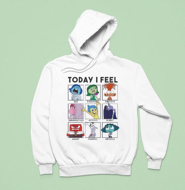 Today I Feel Inside Out Characters Hoodie