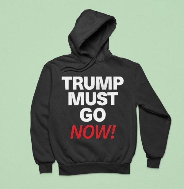 Trump Must Go Now Hoodie