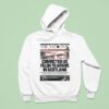 Trump The National Convicted Us Felon To Arrive In Scotland Hoodie