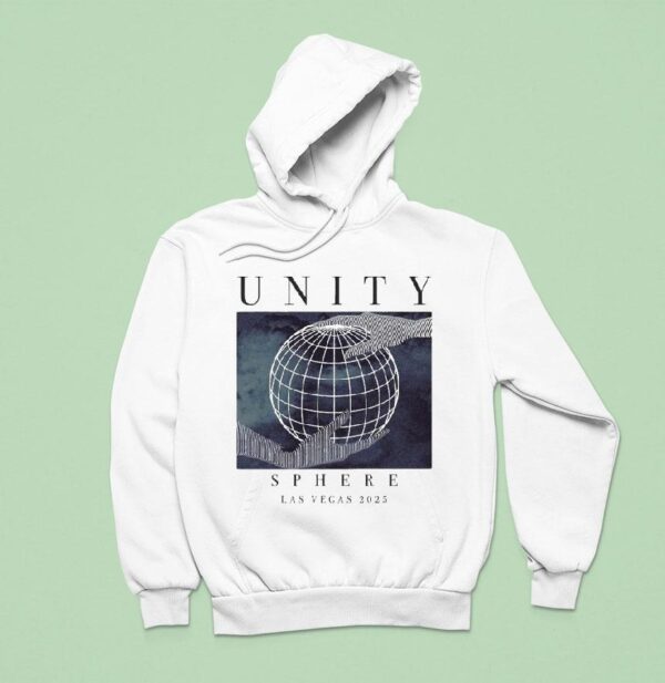Unity Sphere Las Vegas Collective Globe Hands Hoodie