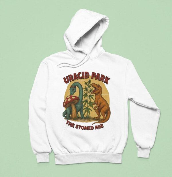 Uracid Park The Stoned Age Dinosaur Hoodie