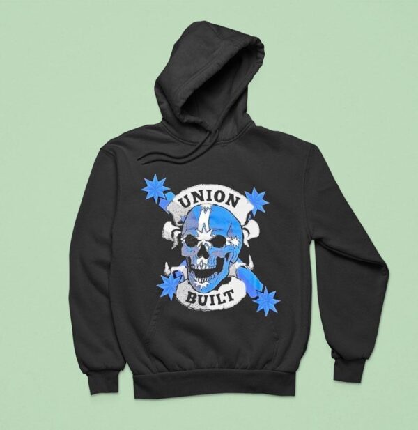 Victoria Cfmeu Union Built Fear Stops You Skull Hoodie