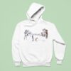 Walt Disney And Mickey Mouse Standing On Main Street Usa At The Magic Kingdom Hoodie