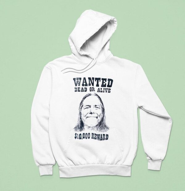 Wanted Dead Or Alive Reward Portrai Hoodie