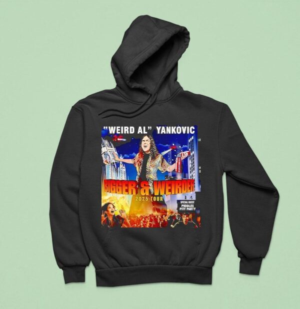 Weird Al Yankovic Bigger And Weirder Tour Hoodie
