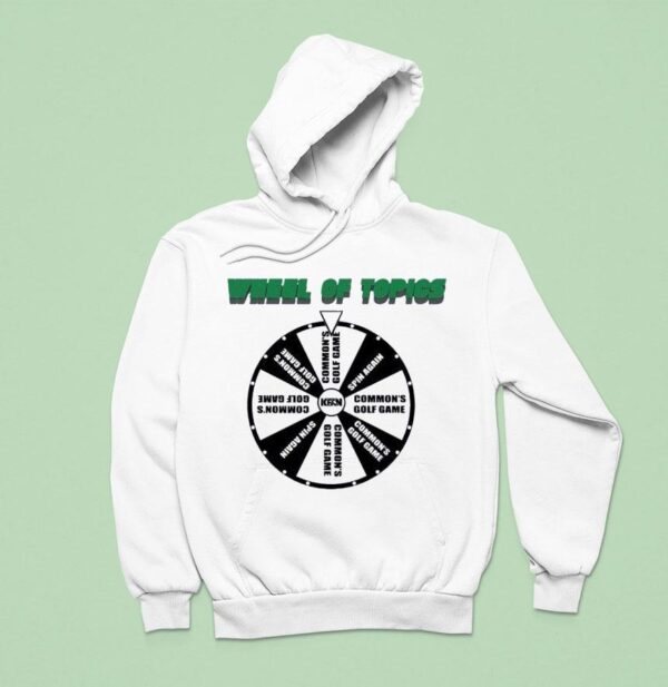 Wheel Of Topics Common S Golf Game Hoodie