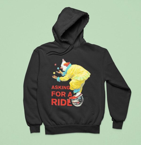 White Reaper Asking For A Ride Clown Hoodie