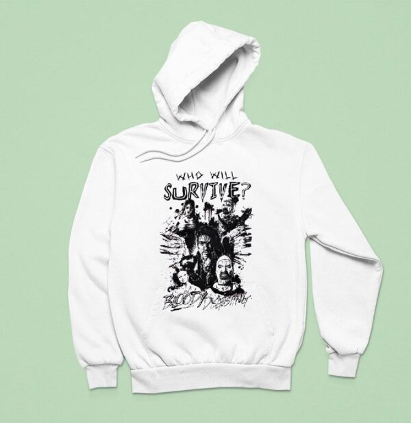 Who Will Survive Bloody Disgusting Horror Characters Hoodie