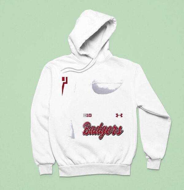 Wisconsin Badgers Football Throwback Logo Hoodie