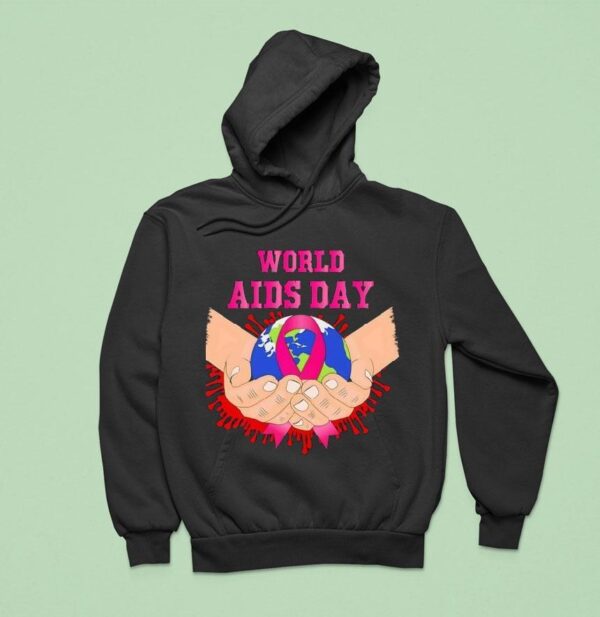 World Aids Day Earth Awareness Hoodie