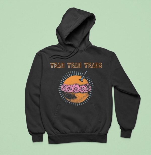 Yeah Yeah Yeahs Moon Rose Sword Hoodie