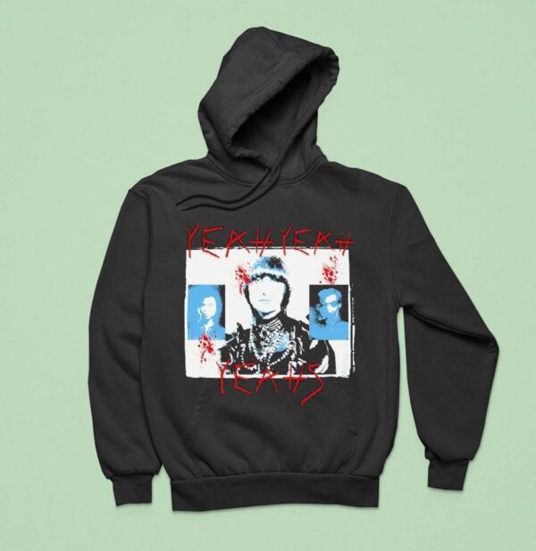 Yeah Yeah Yeahs Spitting Off The Edge Of The World Blood Hoodie