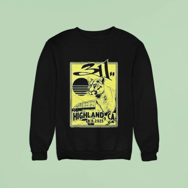 Highland California Concert At Yaamava Theater At Yaamava Resort And Casino On August Lion Sweatshirt