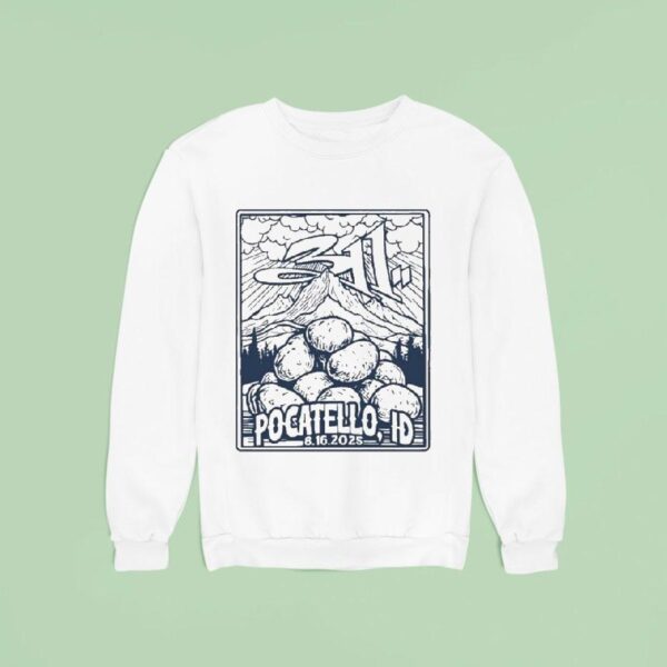 Portneuf Health Trust Amphitheatre Pocatello Id Tour Sweatshirt