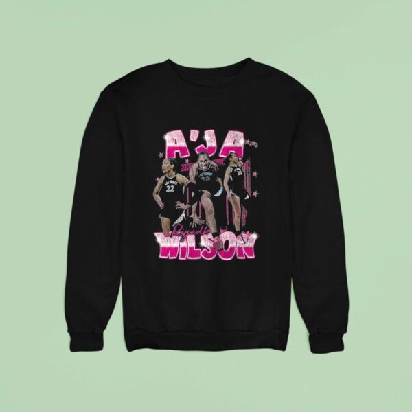 A Ja Wilson Las Vegas Aces Basketball Sweatshirt