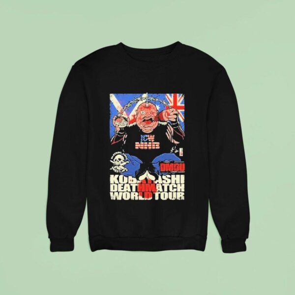 Abdullah Kobayashi Icw Nhb X Dmdu X Bgw Death Match World Tour Sweatshirt
