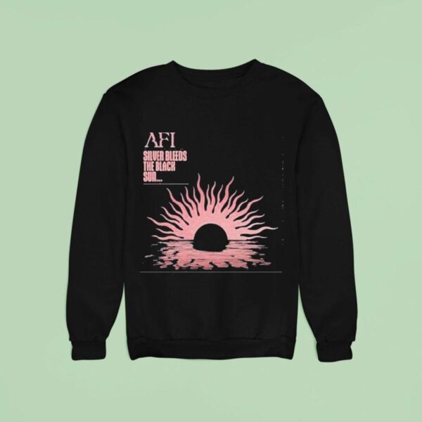 Afi Silver Bleeds The Black Sun Sweatshirt