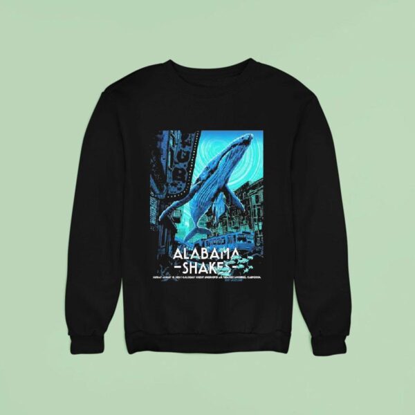 Alabama Shakes San Diego California Gig At Cal Coast Credit Union Open Air Theatre On August Sweatshirt