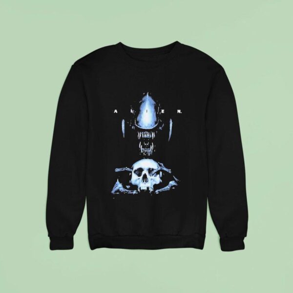 Alien Xenomorph And Skull Sweatshirt