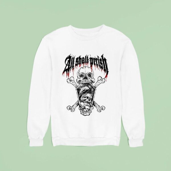 All Shall Perish Skull Coffin Sweatshirt