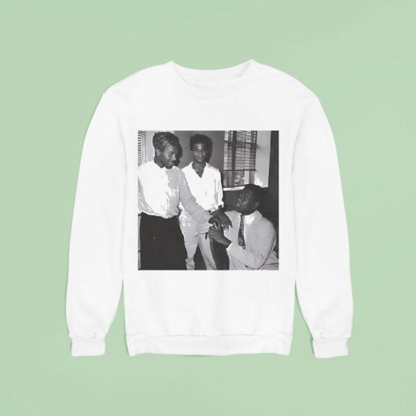 Andre Leon Talley Andre Walker And Jean Michel Basquiat Photo Sweatshirt