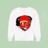 Andy Reid Kansas City Chiefs Coach Mustache Hear Sweatshirt