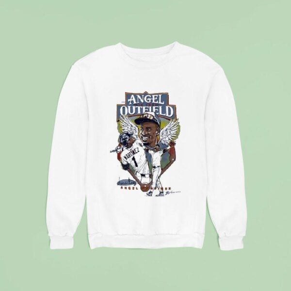 Angel Martinez In The Outfield Cleveland Guardians Sweatshirt