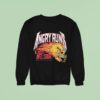 Angry Runs Nfl Tour Helmet Skull Flames Sweatshirt